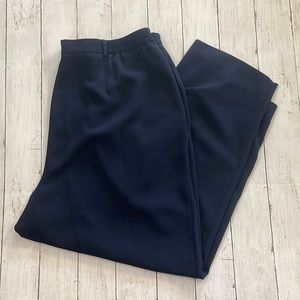 Women’s Liz Claiborne Villager Navy Trousers with Stretch Waist- Size 22W